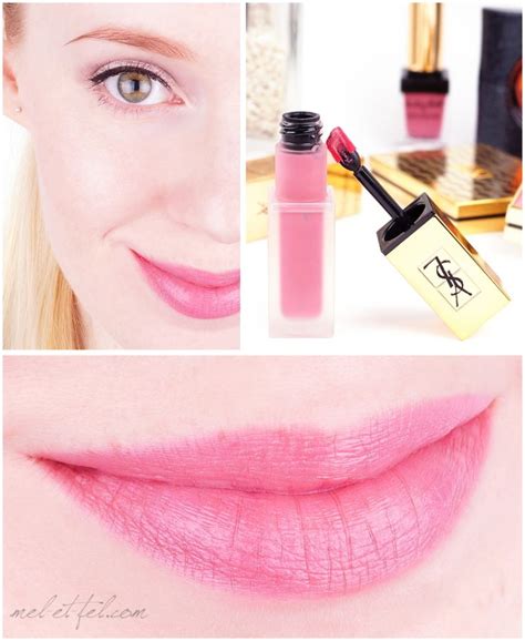 ysl 11 rose illicite|YSL Tatouage Couture Liquid Lipstick Review.